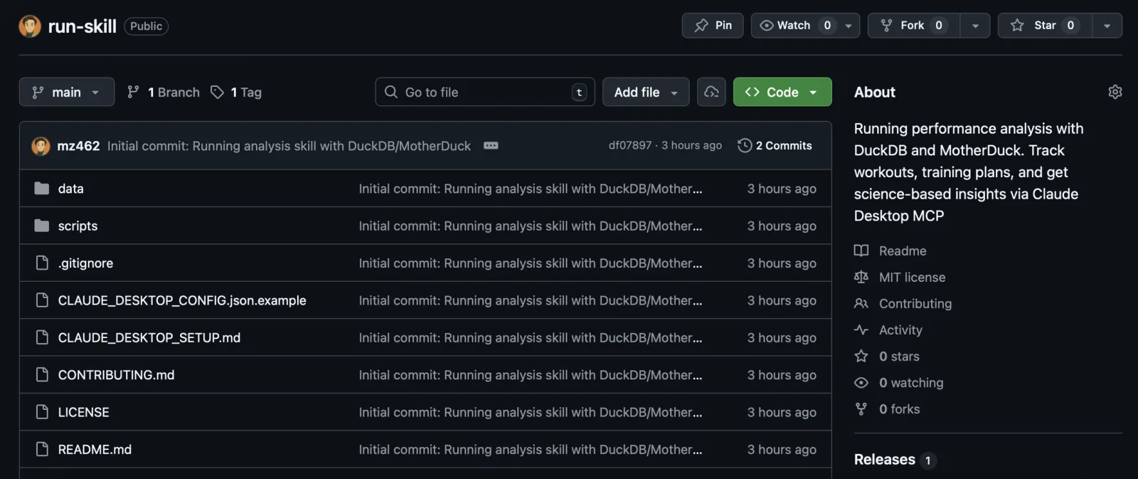 GitHub repository for run-skill