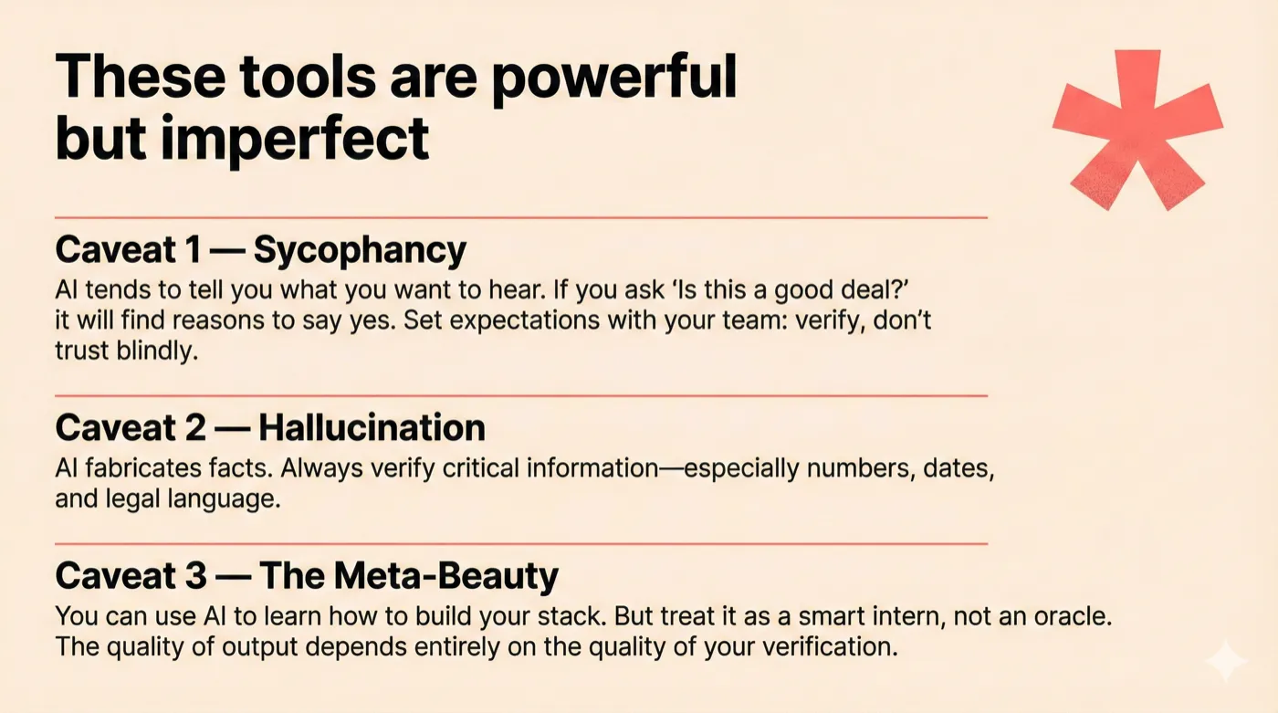 These tools are powerful but imperfect